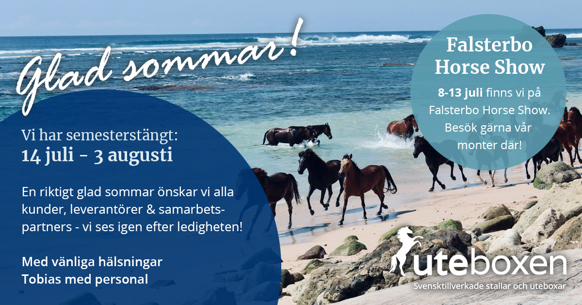 Glad sommar! Vi har semesterstängt: 14 juli – 3 augusti Glad sommar! Vi har semesterstängt: 14 juli – 3 augusti